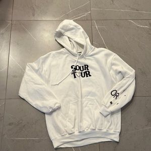 Olivia Rodrigo SOUR Tour Merch - White Hoodie